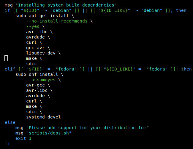 Supported distributions by the Librem EC build script